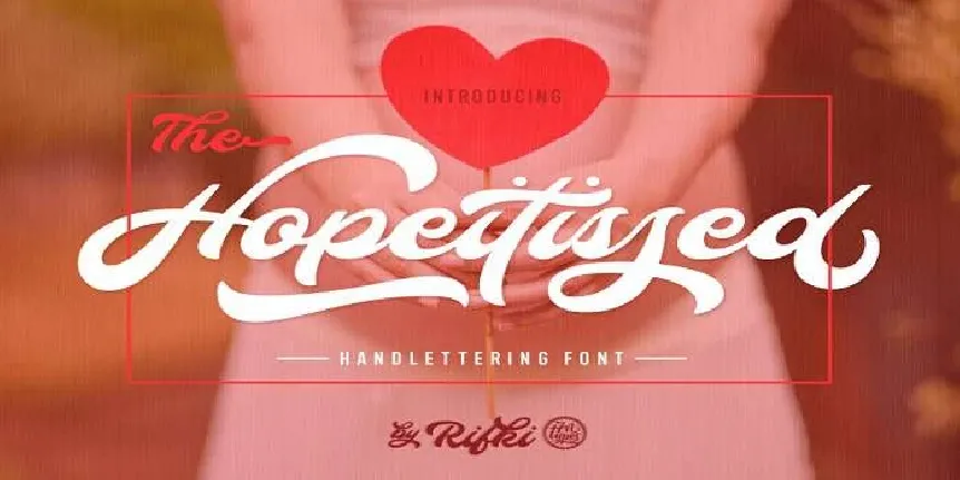 Hopeitissed font