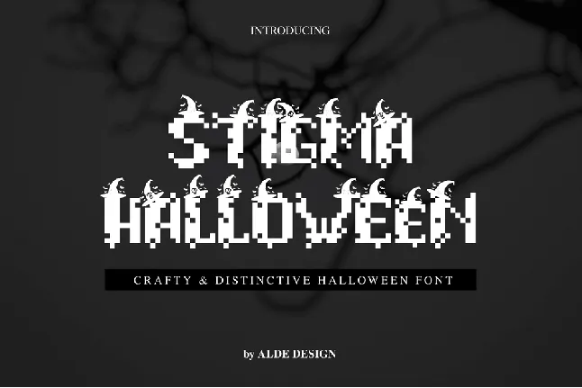 STIGMA HALLOWEEN font