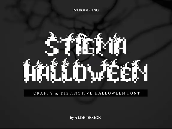 STIGMA HALLOWEEN font