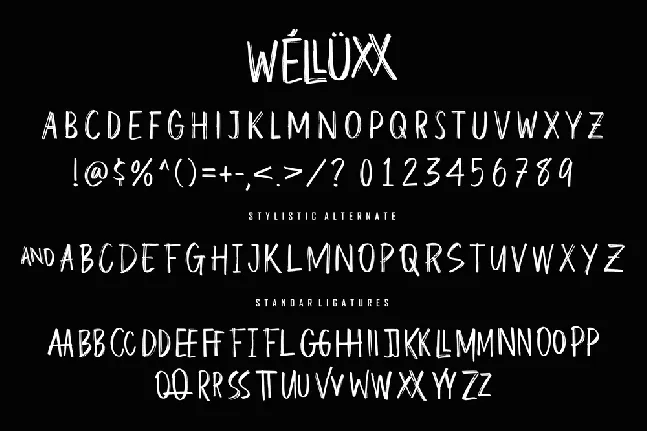 Welluxx Demo font