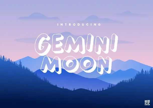 Gemini Moon font