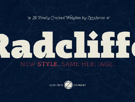 Radcliffe font