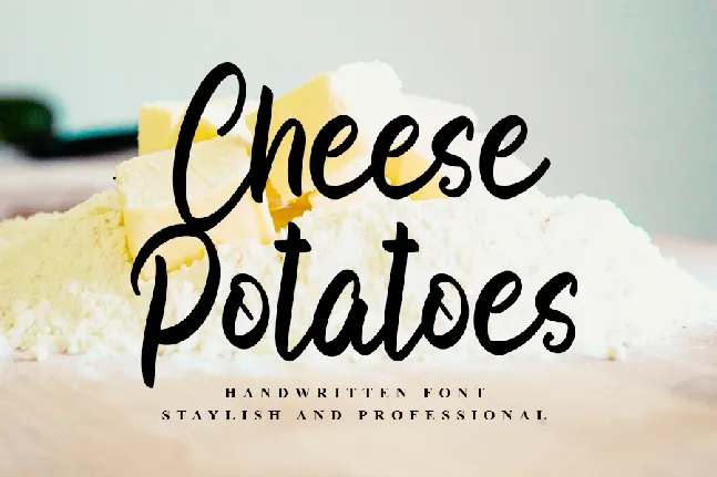 Cheese Potatoes font