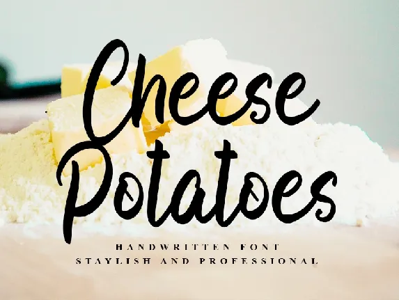 Cheese Potatoes font