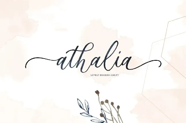 Athalia font