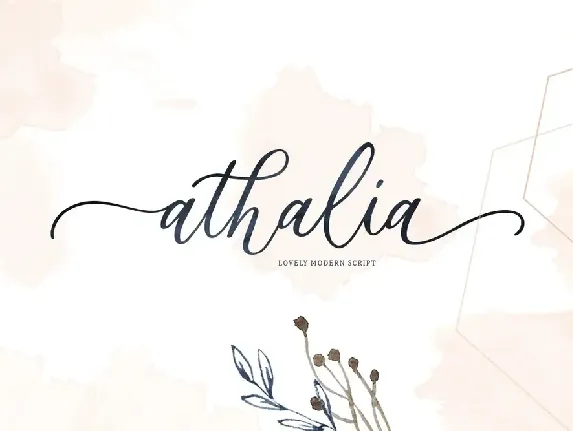 Athalia font