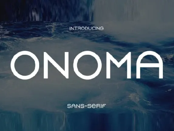 Onoma font