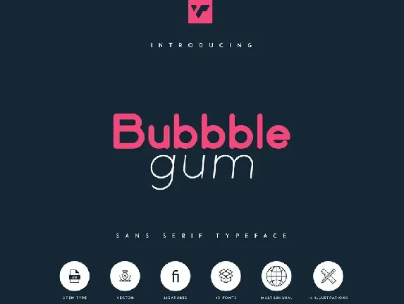 Bubbble Gum font