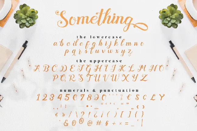 Something font