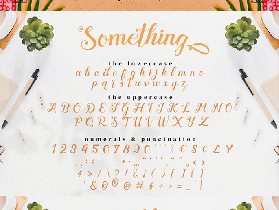 Something font