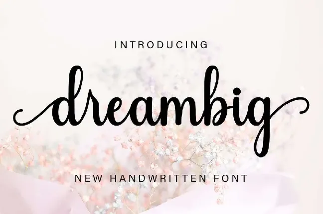 Dreambig font