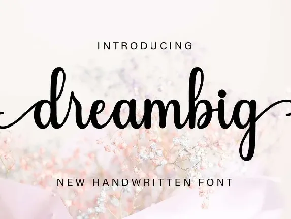 Dreambig font