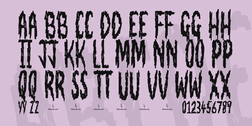 Night Harm Personal Use font