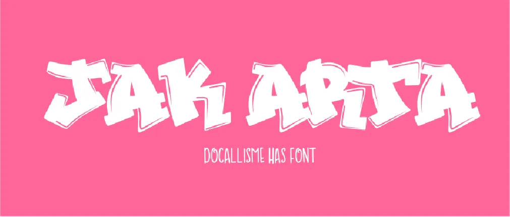 JAK ARTA font