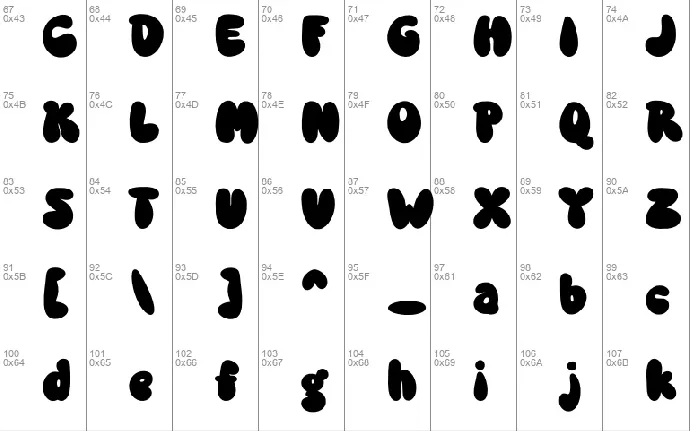 PSYCLOOD font