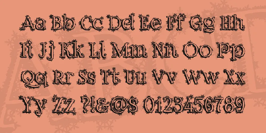 Dickensian Christmas font