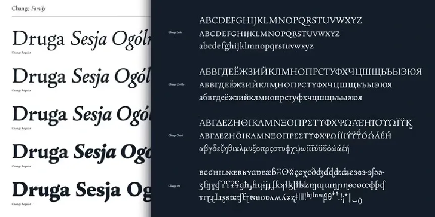 Change Serif Family font