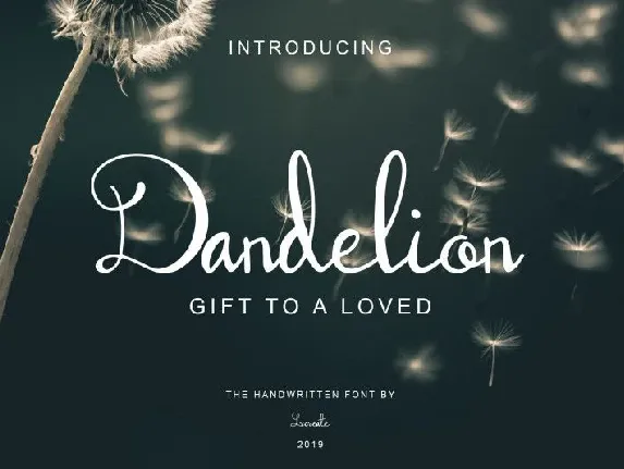 Dandelion font