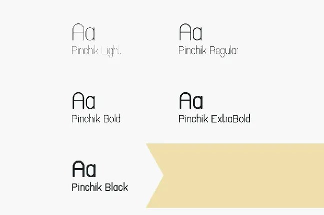 Pinchik Sans Family font