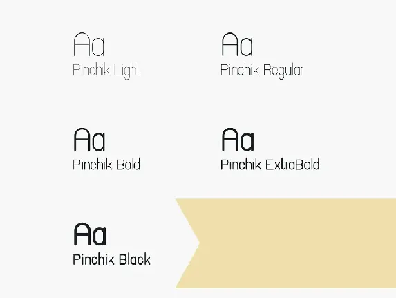 Pinchik Sans Family font