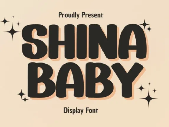 Shina Baby Display font