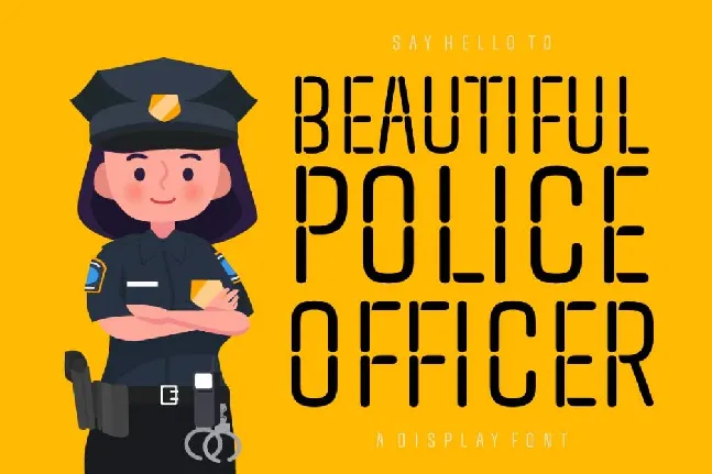 Beautiful Police Officer font