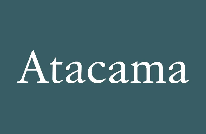 Atacama font