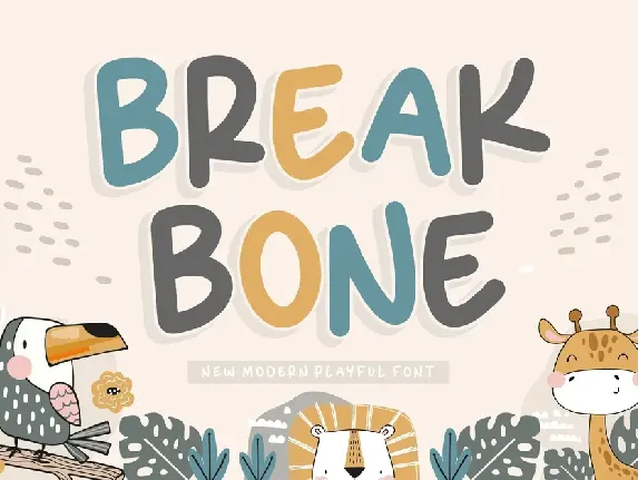 BREAKBONE font