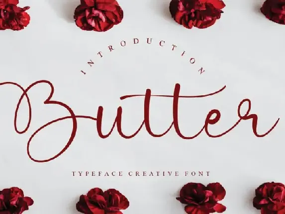 Butter Calligraphy font