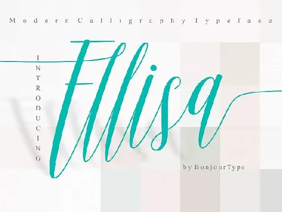 Ellisa Script font