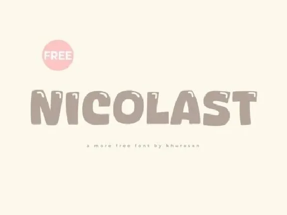 Nicolast font