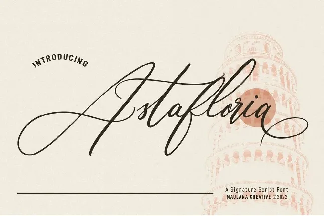 Astafloria font