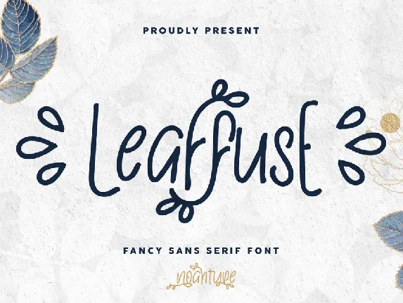 LeaffusE Demo font