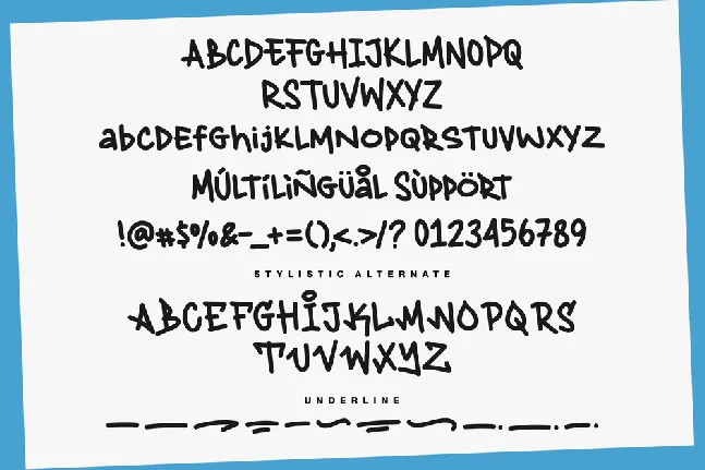 Wildwick Demo font