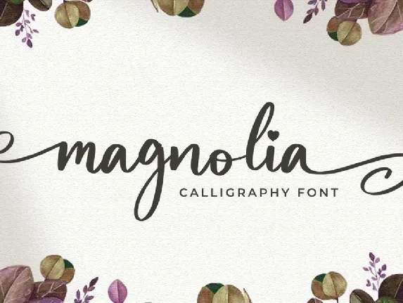 Magnolia Bold Calligraphy Script font