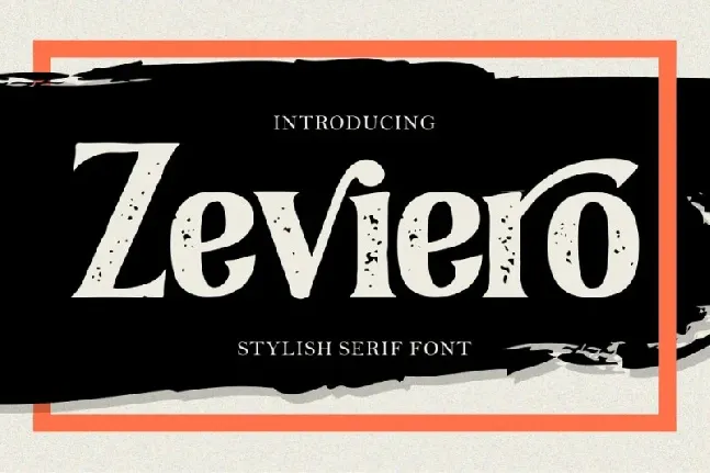 Zeviero font