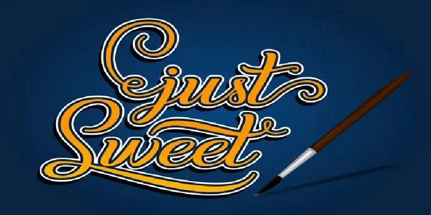 Just Sweet font