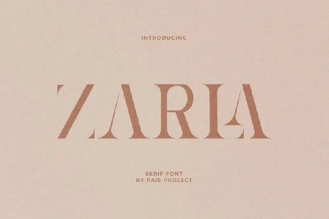 Zarla font