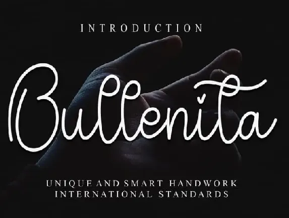 Bullenita Handwritten font