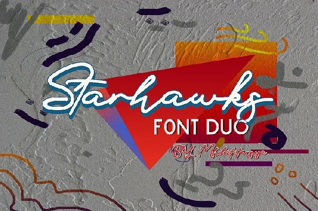 Starhawks Duo font