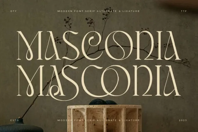 Masconia font