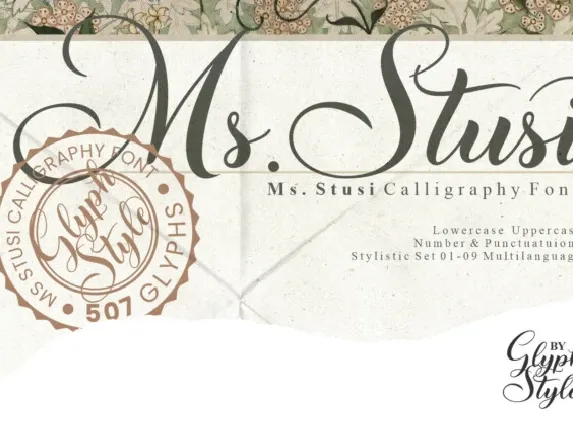 Ms Stusi font