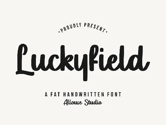 Luckyfield font