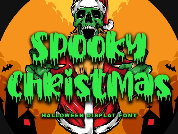 Spooky Christmas - Personal use font