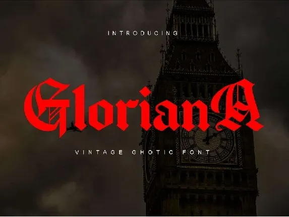 Gloriana font