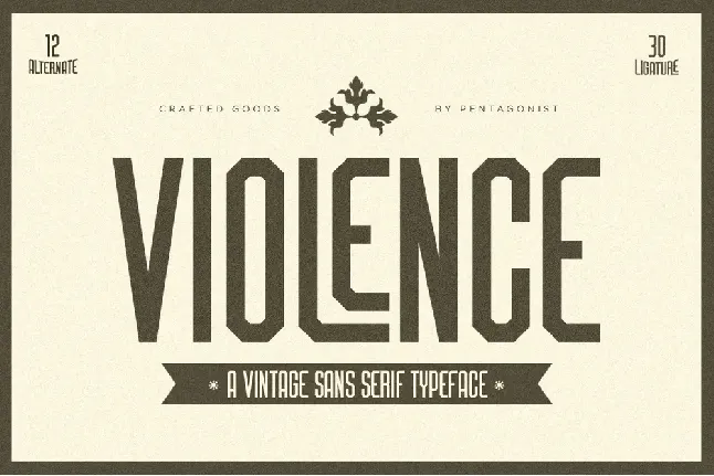 Violence DEMO font