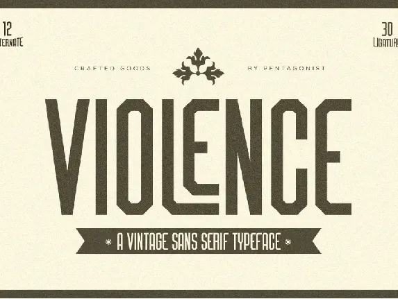 Violence DEMO font