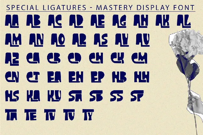 MASTERY DISPLAY DEMO font