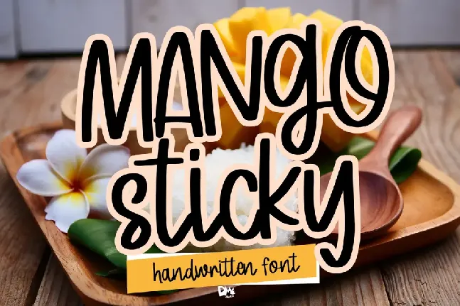 Mango Sticky font