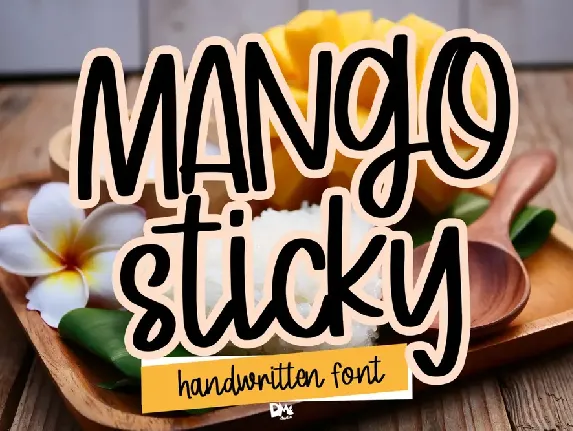 Mango Sticky font